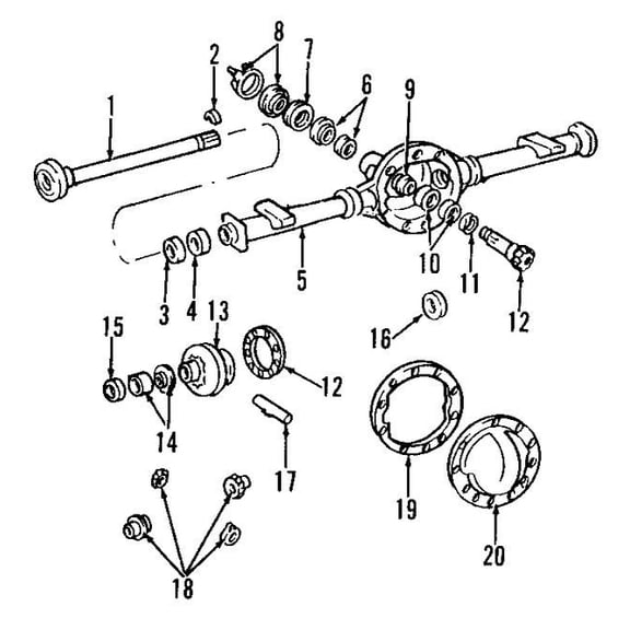 GM 26045829 Disc Setlkg Diff Clu