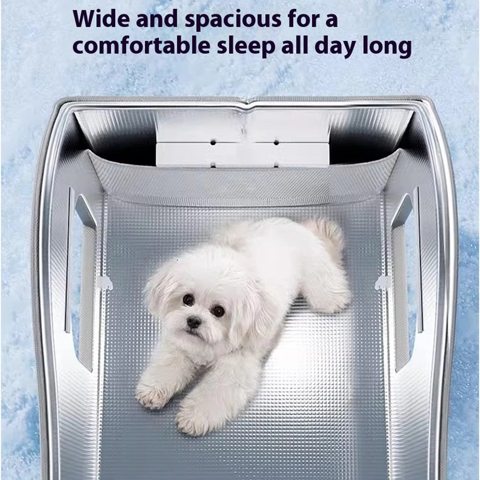 Foldable Summers Cooling Cats House with 9 Reusable Ice Packs Insulated Air Conditioned Cats Dog Houses Outdoor indoor