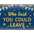 thumbnail image 3 of Decorative Design Farewell Banner Colorful Theme Retirement Party Banner Sparkling Gold Blue Balloons for Farewell Party Goodbye Celebration Retirement, 3 of 7