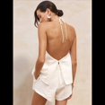 thumbnail image 4 of Conjunto de para Mujer: Traje de 2 Piezas, Top de con Lazo Frontal, Chaleco de , Camiseta Sin Mangas Y2K con Espalda Descubierta. M, 4 of 7