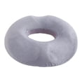 thumbnail image 2 of Almohada de dona suave para reducir el dolor de cóccix, aliviar la presión del coxis, almohadas para sentarse, cojín de asiento para hemorroides para , GRIS Zulema Cojín de almohada de donut, 2 of 8