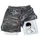 thumbnail image 1 of Pantalones cortos de compresión con estampado de Anime para hombre, Shorts de gimnasio de rendimiento atlético con bolsillos, secado rápido, Fitness, entrenamiento, boxeo, 2 en 1, 1 of 5