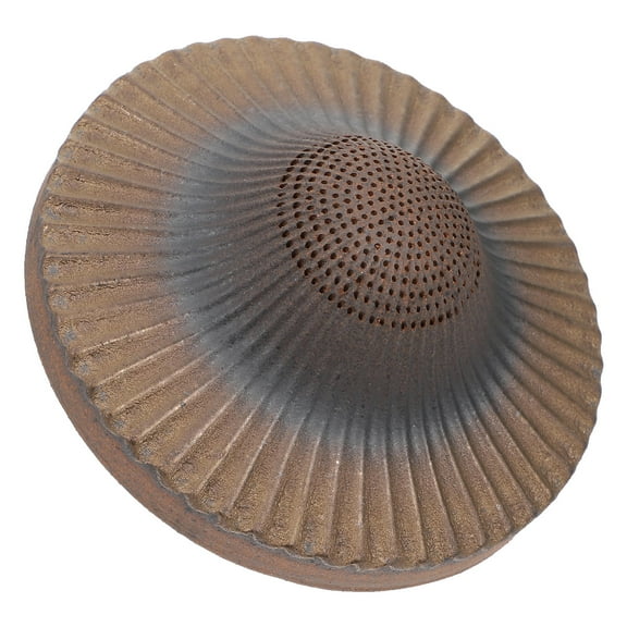 TINKSKY 1pc Ceramic Tea Strainer Creative Tea Filter Accessory (Brown)