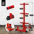 WF Athletic Supply Olympic Bumper Plate Storage Rack, 800LB Capacity ...