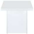 thumbnail image 6 of Devar 3-piece Square Coffee End Table Set White High Gloss, 6 of 15