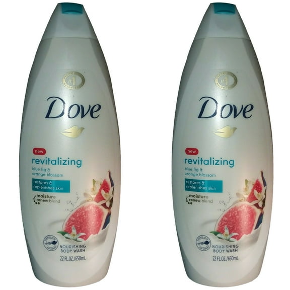 Pack of (2) Dove Go Fresh, Body Wash, Blue Fig And Orange Blossom, 22 fl oz
