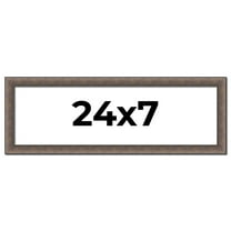 24x7 Frame Silver Real Wood Picture Frame Width 1.25 Inches | Interior Frame Depth 0.5 Inches |