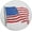 14 Inch, variant on Spare Tire Cover, White Wheel Cover with American US Flag PVC Leather Waterproof Dust-Proof Universal Fit for Jeep, Trailer, RV, SUV, Camper and Van