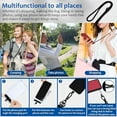 thumbnail image 6 of Phone Lanyard Phone Strap Wrist Lanyard Universal Adjustable Detachable Nylon Crossbody Cell Phone Lanyard Neck Strap with Hook Wrist Strap with 2 Phone Patch for All Smartphones, 6 of 7