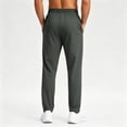 thumbnail image 7 of GrmtClth Sweatpants for Men Comfy Fit Stretch Waistband Lightweight Outdoor Hiking Travel Running Casual Athletic Trousers Army Green S, 7 of 7