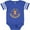 Football Blue and White, variant on Inktastic Oktoberfest Autumn Festival Squirrel Boys or Girls Baby Bodysuit