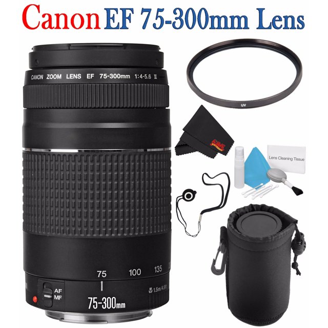 Canon EF 75-300mm F/4-5.6 III Objectif Ensemble de Départ 03