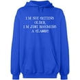 thumbnail image 2 of OXI Hoodie Sweatshirt - Becoming a Classic, Basic Casual Hoodie for Men's and Women Fleece Hoodie Long Sleeve - Royal Blue 3X-Large, 2 of 3