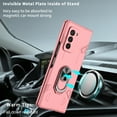 thumbnail image 5 of Galaxy Z Fold 2 Case with 360°Rotate Ring Holder, Allytech Premium Hard PC Scratch Resistant Anti-Drop Viewing Kickstand Folio Foldable Cover for Samsung Galaxy Z Fold 2 5G(2020), Pink, 5 of 10