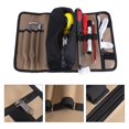 thumbnail image 2 of Mumusuki Electricista Herramientas Bolsa de Almacenamiento Enrollable Soporte de Hardware Organizador Durable Lona Impermeable 36 25 1 cm EOTVIA No, 2 of 5