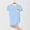 Light Blue, variant on SERTG Infant Sleeveless Bodysuit Solid Color Round Neck Spring Summer Snap Romper for Kids 0-4 Years(Beige,3 Years)