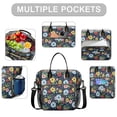 thumbnail image 2 of Pioneer Flower Floral Print Pattern Womens Lunch Box for Work,Insulated Large Lunch Bag,Leakproof Adult Lunch Bag for Work,Beach,Travel,Picnic,Camping, 2 of 6