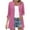 Hot Pink., variant on Akafmk Summer Plus Size Cardigans for Women,Lightweight Open-Front Cardigan,Ladies' Spring and Summer Casual Solid Color 3/4 Sleeve Quarter Sleeve Front Cardigan Loose Cover Up Jackets Tops