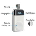 thumbnail image 6 of Xtreme 1200mAh Magnetic Wireless Portable Power Pack for Smart Watches, White, 6 of 9
