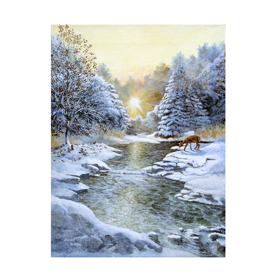 Trademark Fine Art Russell Bentley The Gift Canvas Wall Art - 18x24