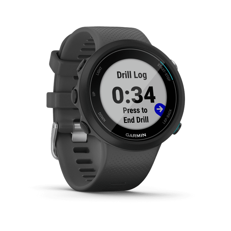 Garmin Swim 2 GPS Swimming Smartwatch Fitness Trackers with Wearable 4U  Power Pack Bundle (Slate)