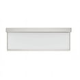 thumbnail image 4 of Cal Lighting Almeria 13" Metal & Acrylic Vanity Light in Brushed Steel Silver, 4 of 5