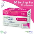 thumbnail image 5 of SimplyThick EasyMix | 80 Count of 6g Individual Packets | Gel Thickener for those with Dysphagia & Swallowing Disorders | Creates An IDDSI Level 2 – Mildly Thick (Nectar Consistency), 5 of 7