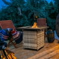 thumbnail image 2 of Triple Tree 28.00 x 28.00 Square 50,000 BTU Propane Fire Table with Metal Protective Lid, 2 of 7