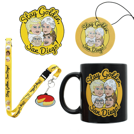 Golden Girls Stay Golden San Diego Bundle With SDCC Pin, Mug And