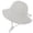 Light Gray, variant on Nwiuh Kids' Quick Dry Beach Bucket Sun-Hat for Swimming (Grey, 3-12 Months)