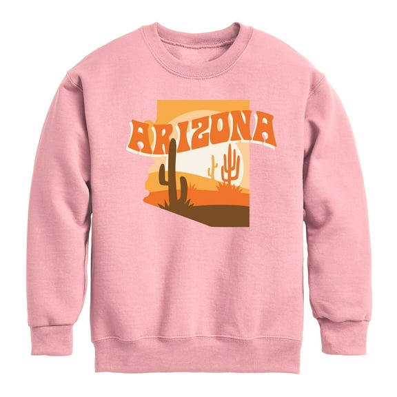 Instant Message - Arizona Desert - Toddler & Youth Crewneck Fleece Sweatshirt