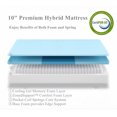 thumbnail image 4 of 10 inch King Size Hybrid Memory Foam Mattress, Medium Firm Bed in a Box for Pressure Relief, 4 of 8