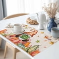 thumbnail image 3 of Thanksgiving Gnome Placemats Set of 6 Watercolor Leaves Heat Insulated Linen Place Mats, Washable Stain-Proof Table Mats for Dining Tables Holiday Decor 13x19inch, 3 of 9