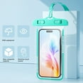 thumbnail image 4 of CSChome Waterproof Cell Phone Pouch Waterproof Phone 2Pcs Touch Screen Design Large Capacity Transparent Universal Underwater Clear Cellphone Protector Dry, 4 of 7