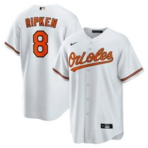 Men's Nike Cal Ripken Jr. White Baltimore Orioles  Throwback Replica Player Jersey