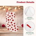 thumbnail image 4 of Lsque Abstract Red Polka Dot Pattern 18 Inch Christmas Stockings, Festive Holiday Stocking for Christmas Decorations Holiday Decor, 4 of 7