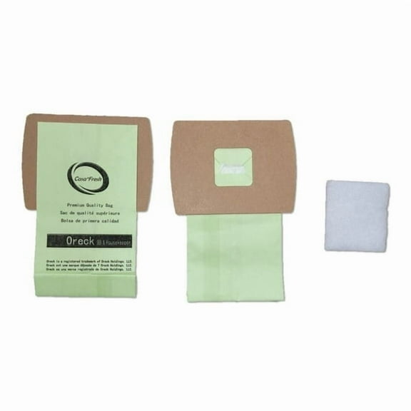 12 Bags for Oreck BB Buster B & HouseKeeper Oreck XLPro Commercial Compact Canister Vacuum Cleaner, compare to part nos. PKBB12OF PKBB12DW