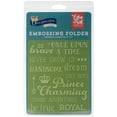 thumbnail image 2 of Echo Park Embossing Folder 5"x5.875"-once Upon A Time, Words, 2 of 2