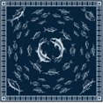 thumbnail image 1 of Pañuelo cuadrado de algodón, bandana cuadrada de algodón hecha a mano para hombres y mujeres, para entrenamiento al aire libre., 1 of 9