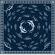 thumbnail image 1 of Pañuelo cuadrado de algodón, bandana cuadrada de algodón hecha a mano para hombres y mujeres, para entrenamiento al aire libre., 1 of 9