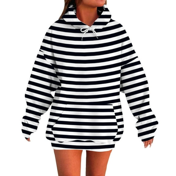 Vibrex Lightweight Hoodies for Women Oversized Winter Cute Sweatshirts Pullover 2025 Fashion Tops Trendy Fall Winter Clothes,Black_2XL