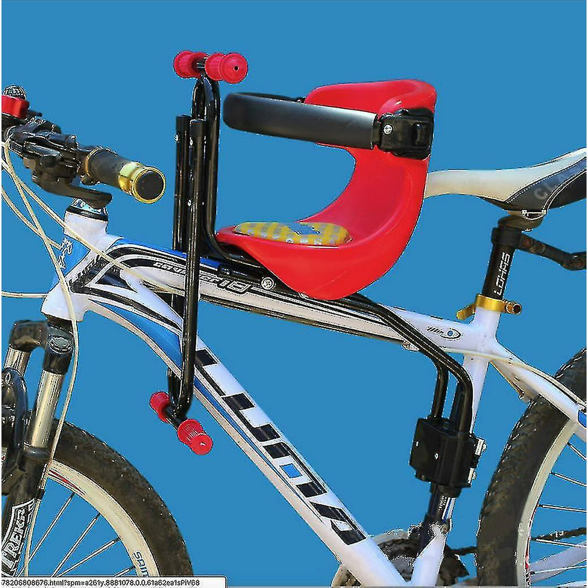 Baby front seat for bicycle clearance
