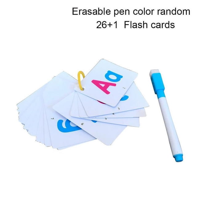 TQEHS Tarjetas didácticas del alfabeto de la A a la Z para niños pequeños, preescolar, preescolar, recursos nuevos K5A2