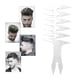 thumbnail image 4 of Peines profesionales para peinar Pompadour para hombres, peine de horquilla de anchos, peine para el cabello y desenredado esponjoso, - blanco Baoblaze Peine de cabeza de aceite, 4 of 8