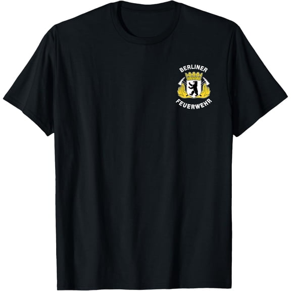 Velto Germany Berlin Fire Services Berliner Feuerwehr Firefighter T-Shirt Fullsize S-5XL Shirt