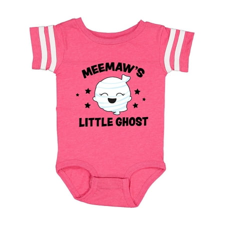 

Inktastic Cute Meemaw s Little Ghost with Stars Gift Baby Girl Bodysuit