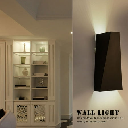 

Worallymy Minimalism Dual-Head Geometry 10W LED Wall Light Bedside Lamp Indoor Warm White SMD 5730 AC 85-265V