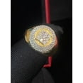 thumbnail image 2 of Pave 1.45 Cts G/SI1 Round Brilliant Cut Diamonds Men's Engagement Ring Fine 14K Yellow Gold, 2 of 16