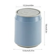 thumbnail image 3 of Kitchen Trash Can Desktop Trash Can Cute Clutter Bins Student Dormitory Household Trash Can With Lid Living Room Waste Kitchen Bathroom, 3 of 6