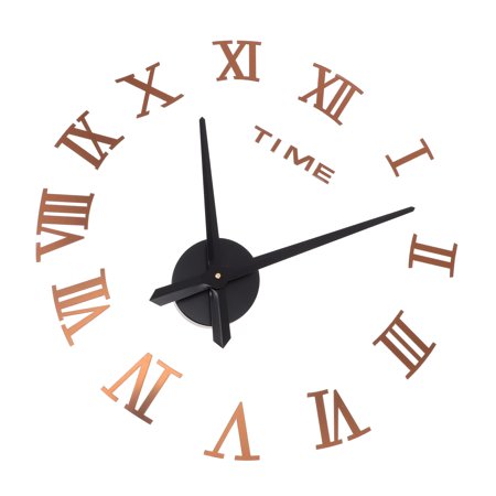 NIAIZEK Big 3D Wall Clock Mute Hanging Clock for Living Room Home Decoration